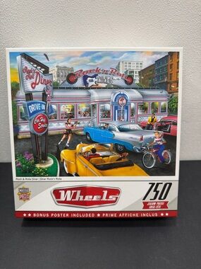 Rock & Rolla Diner 750 Piece Jigsaw Puzzle  SALE🔴3/$25🔴MasterPieces